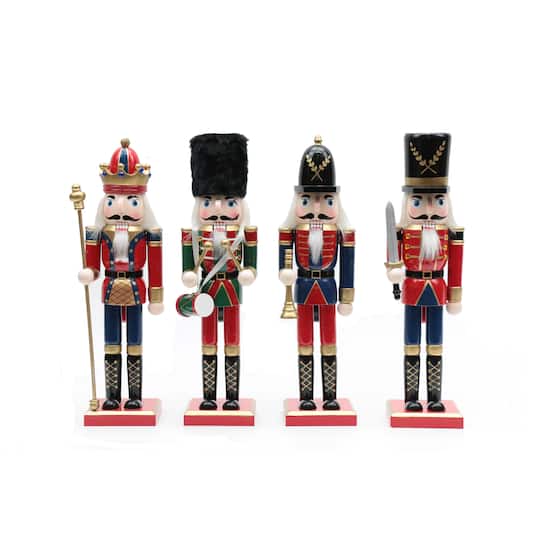 12" King & Guard Nutcrackers Set By Santasworkshop | 3" x 3" x 12" | Michaels®